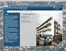 Tablet Screenshot of hotelbaiadeglidei.it